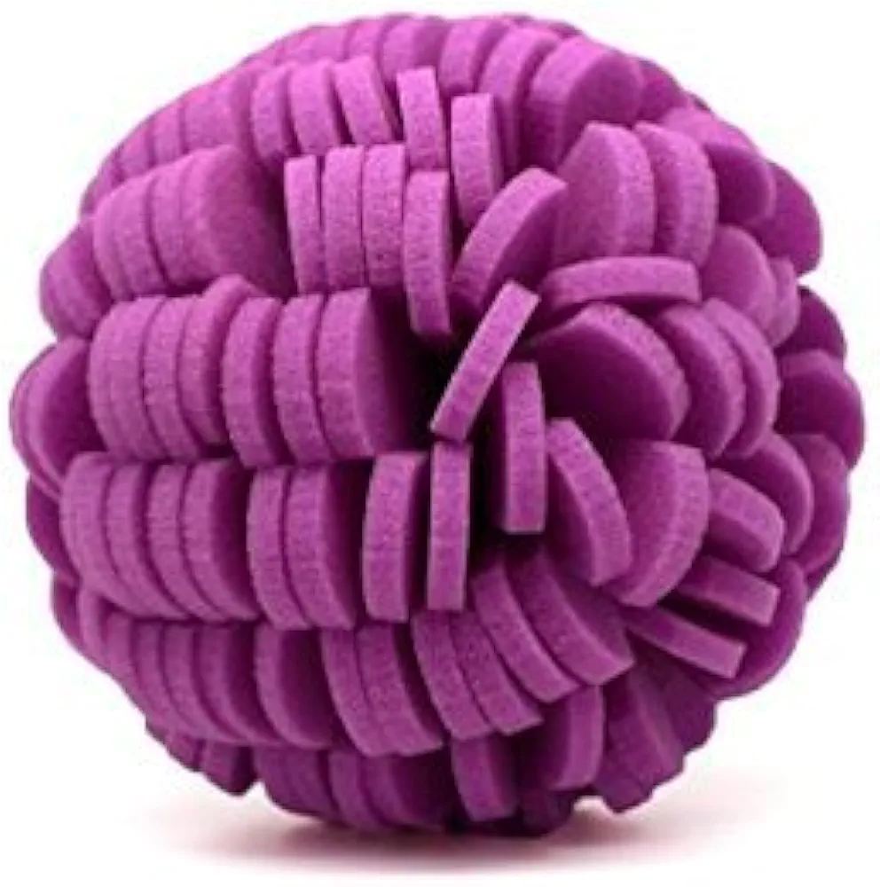 Body Buff - Foam Scrubber Loofah for Exfoliation & Cleansing - Removes Oil, Dirt, Impurities & Dead Skin - Sensitive, Dry, Oily, or Combination Skin - Customize Gentle to Clinical - Purple