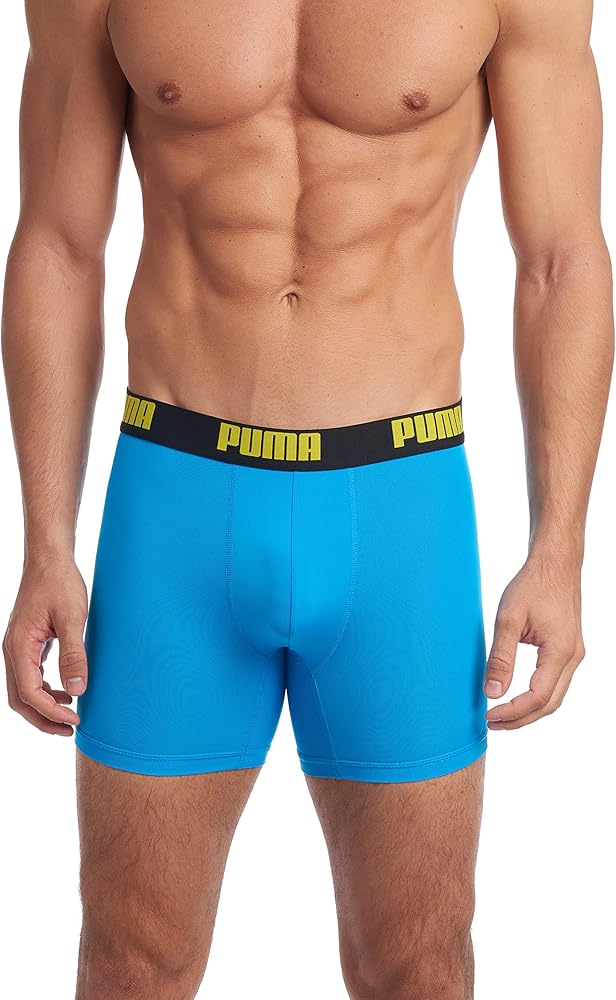 PUMA Men's 3 Pack Performance Boxer Briefs