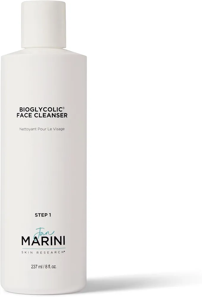 Jan Marini Skin Research Bioglycolic Face Cleanser - Facial Wash for Oily, Dry & Combo Skin - Personal Face Skincare - Skin Cleanser for Beauty & Personal Care - 8 fl oz