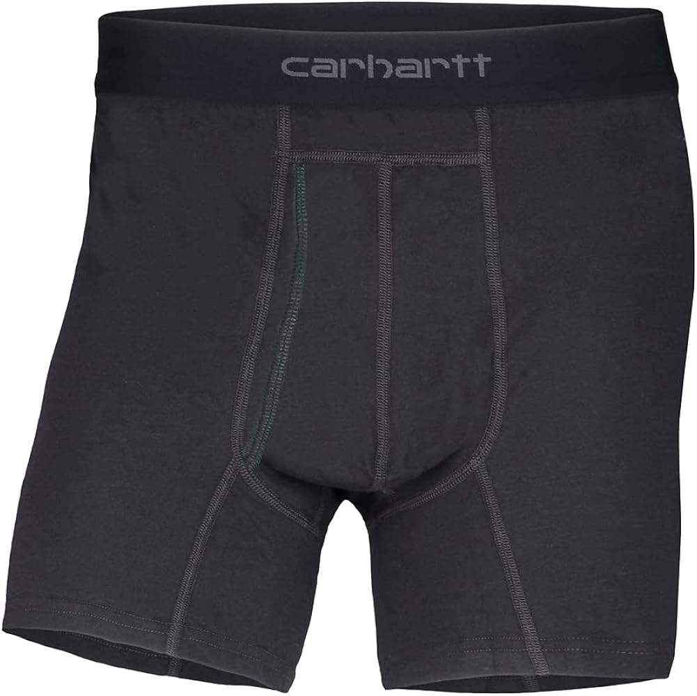 Carhartt Men's Cotton Polyester 2 Pack Boxer Brief