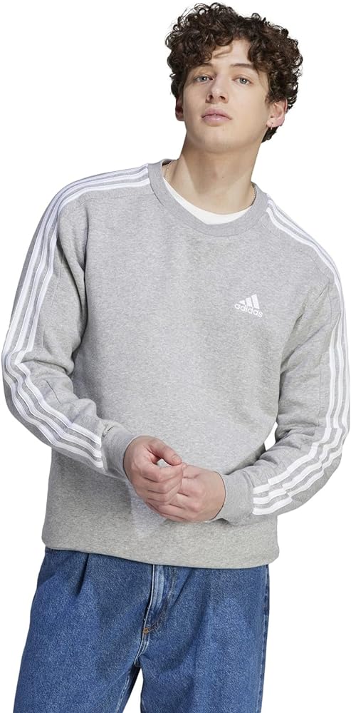 adidas Men's Essentials Fleece 3-Stripes Sweatshirt