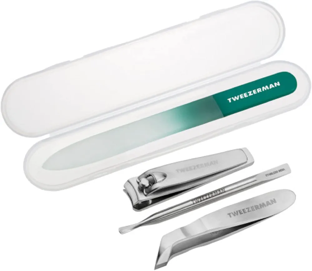 Tweezerman Emerald Shimmer Nail Care Set