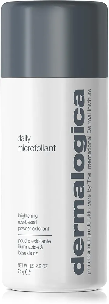 Dermalogica Daily Microfoliant, Face Exfoliator Scrub Powder with Salicylic Acid and Papaya Enzyme, Achieve Brighter, Smoother Skin Daily