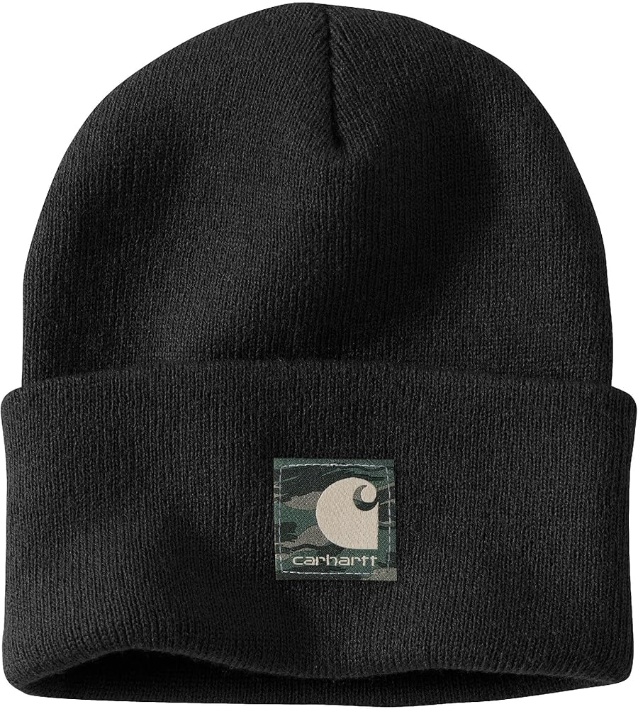 Carhartt Men's Knit Camo Patch Beanie