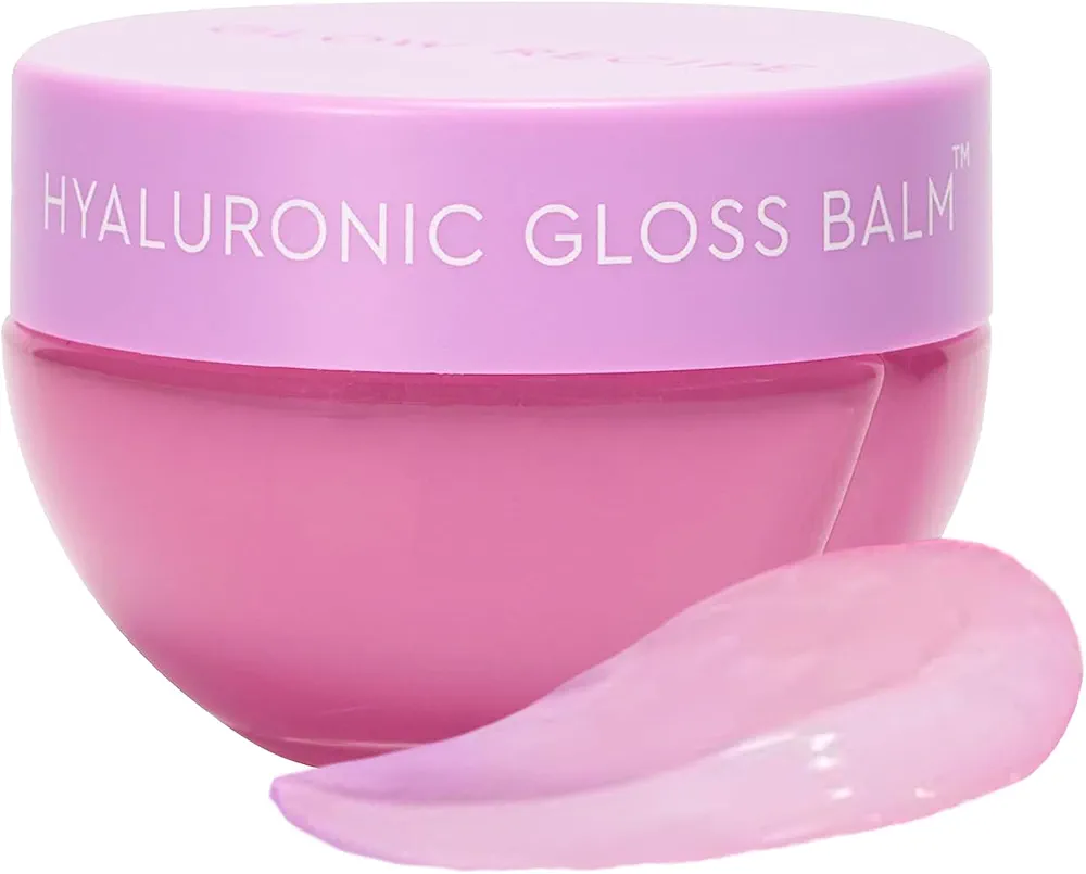 Glow Recipe Plum Plump Hyaluronic Acid Lip Balm - Overnight Lip Mask, Lip Treatment or Moisturizing High-Shine Lip Gloss - Plumping & Long-Lasting Lip Hydration (15ml)