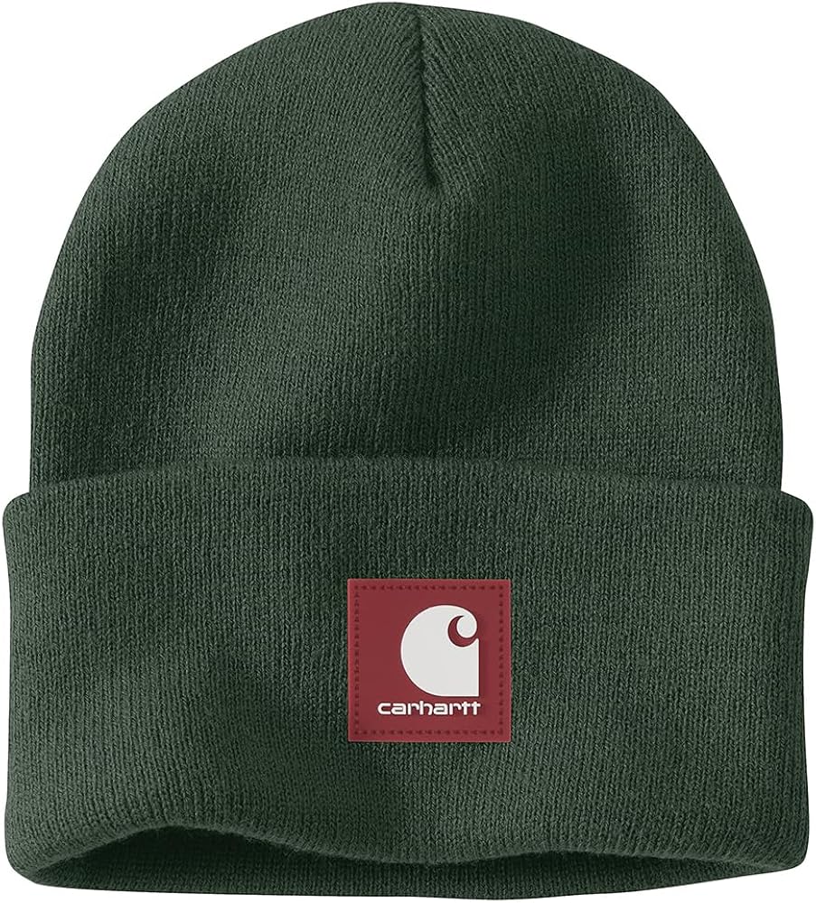 Carhartt Men's Knit Rubber Patch Beanie