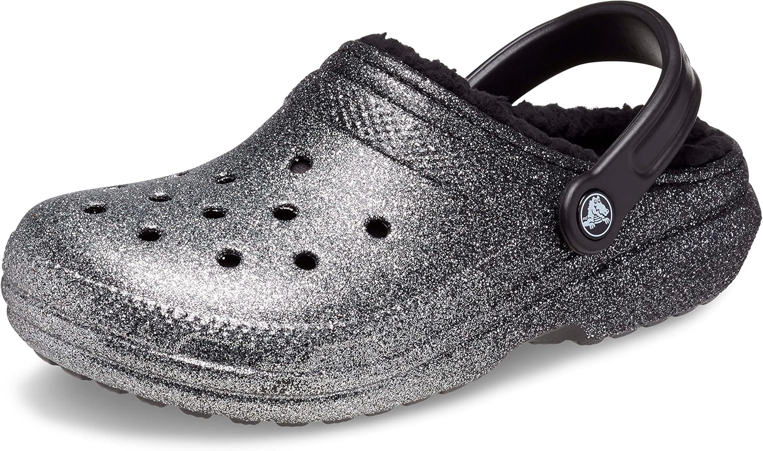 Crocs Unisex-Adult Classic Lined Glitter Clog