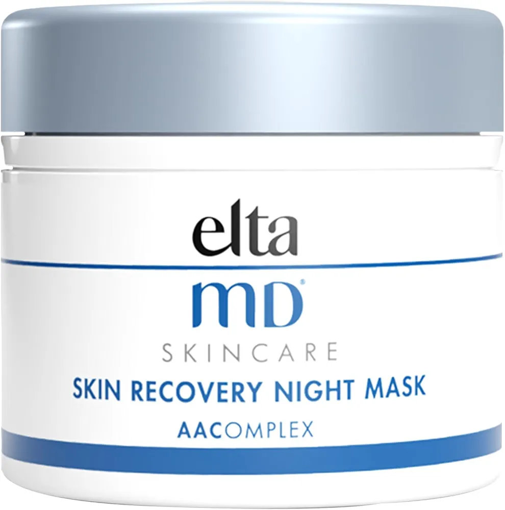 EltaMD Skin Recovery Overnight Face Mask, Moisturizing Night Mask for Face and Neck, Safe for Sensitive Skin, 1.7 oz Jar