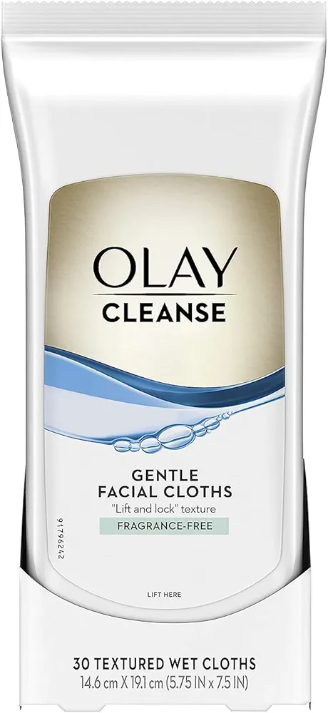 Olay Wet Cleansing Towelette, 30 Count