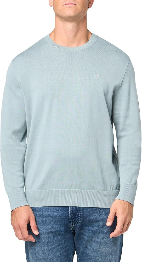 Calvin Klein Men's Smooth Cotton Crewneck Sweater