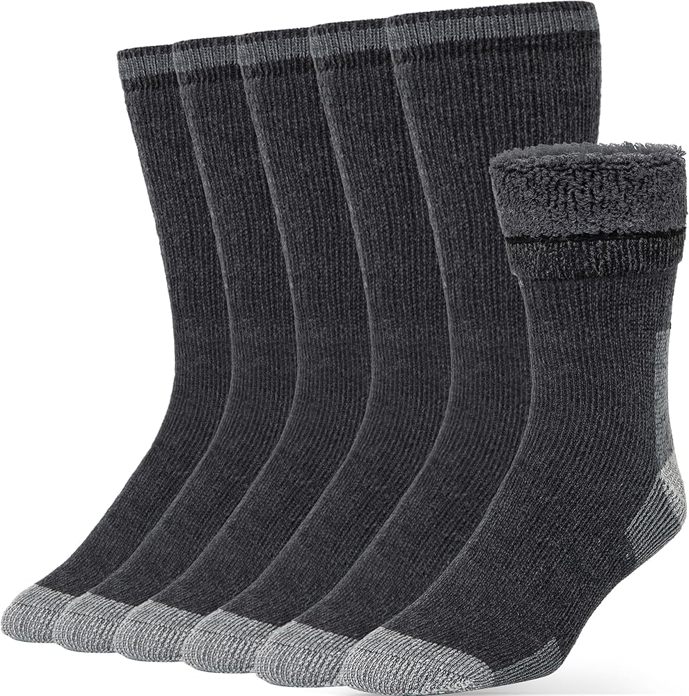 Alvada Warm Thermal Wool Socks for Winter Moisture Wicking and Breathable Cozy Boot Socks