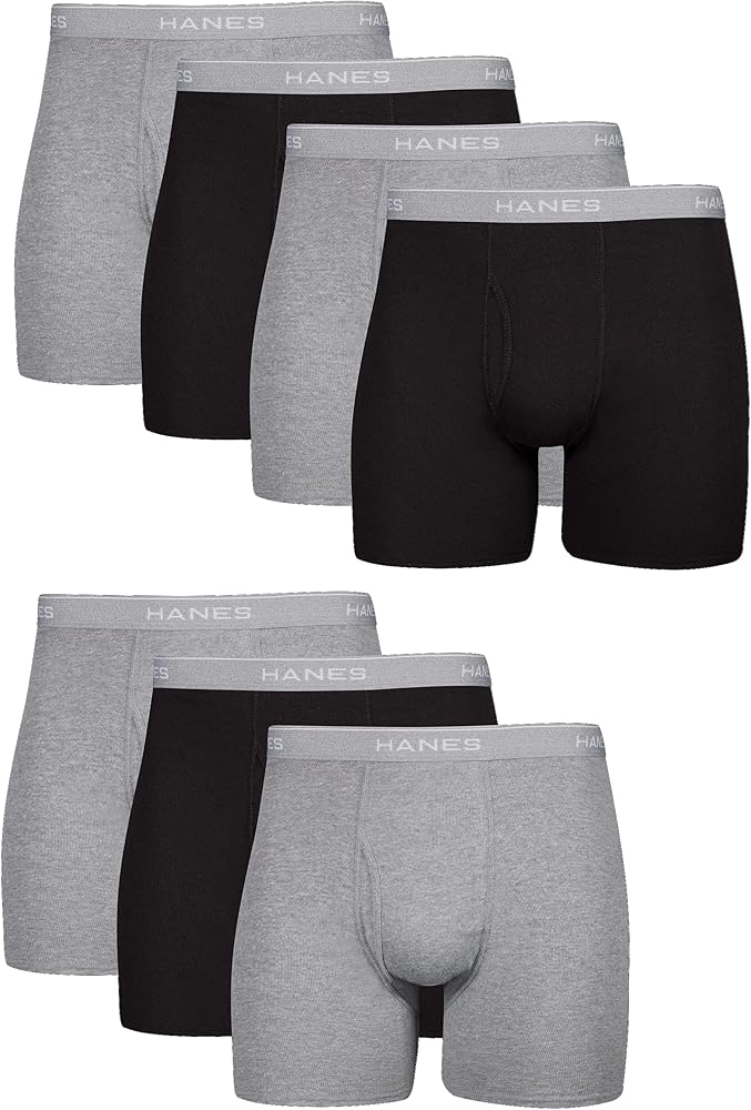 Hanes Men's Assorted Boxer Briefs 7-Pack