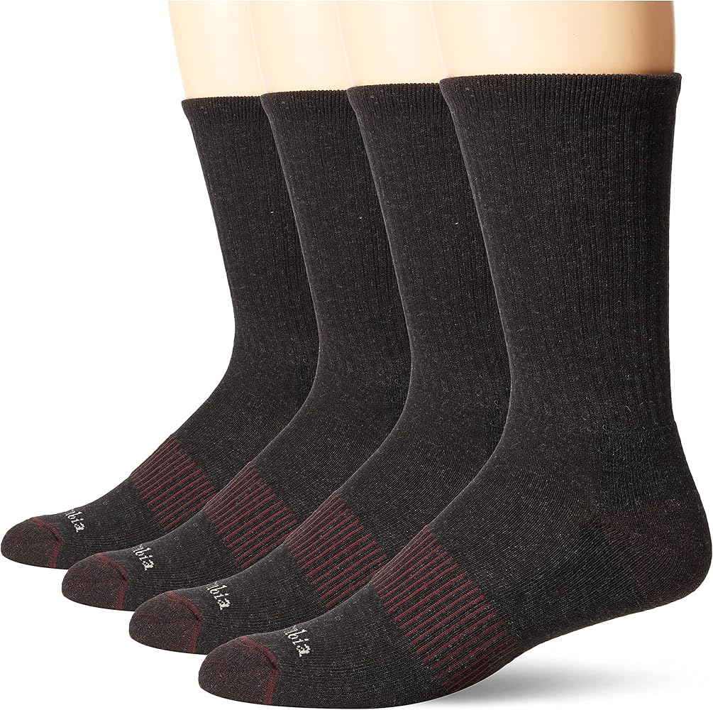 Columbia Men's 4 Pack Everyday Crew Socks