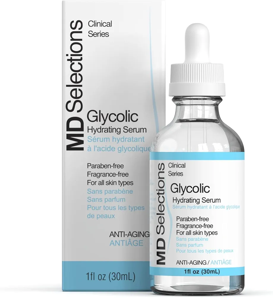 Glycolic Acid Serum | Advanced Glycolic Acid Exfoliating Treatment | Ultra Hydrating | 1 fl. oz.