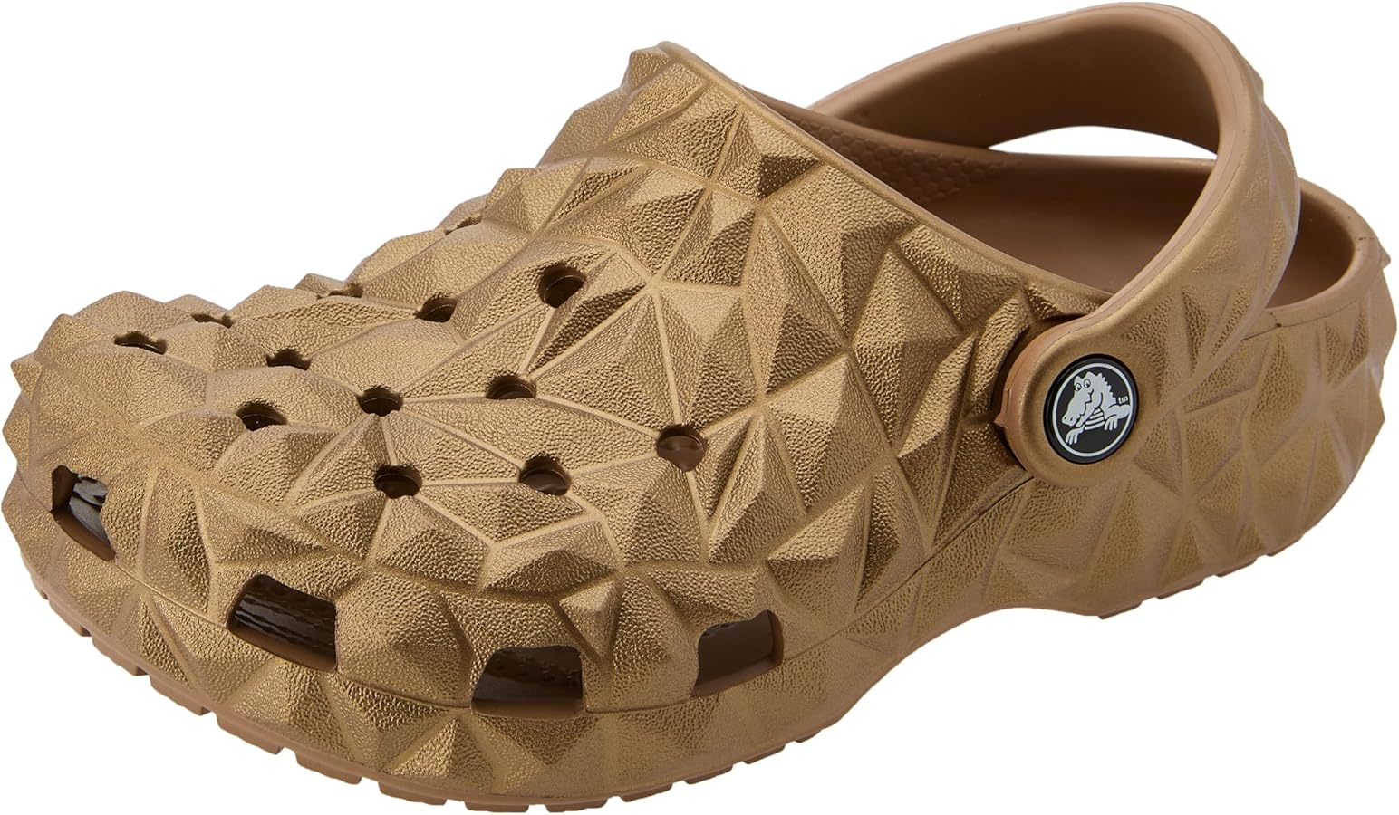 Crocs Unisex Classic Geometric Clog, Bronze, 8 US Men