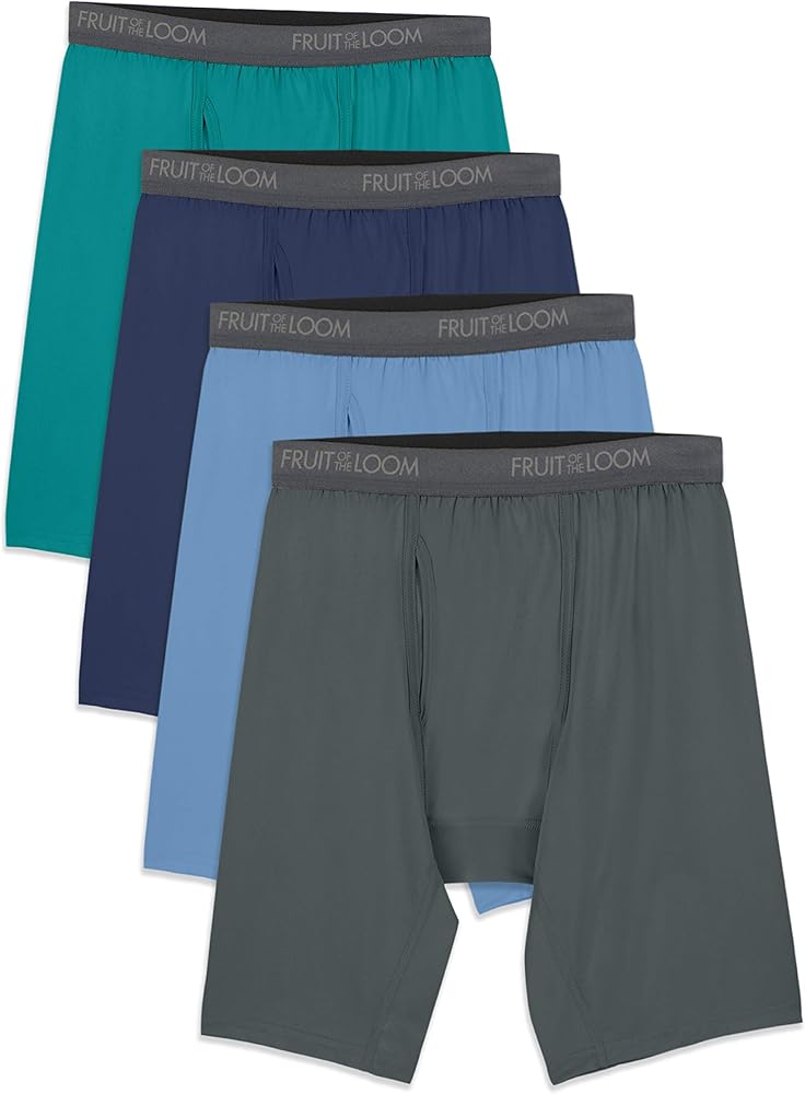 Fruit of the Loom Men's Microfiber Boxer Briefs (Size Xxl)