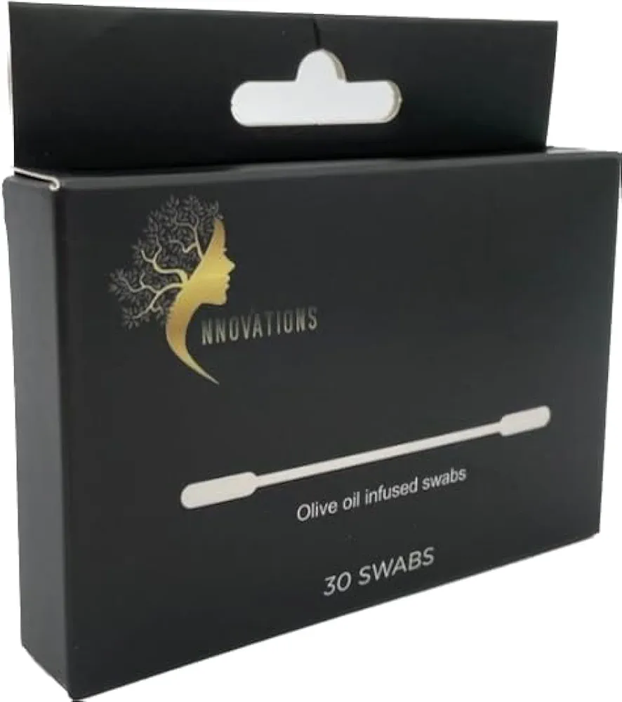 Olive Oil Infused Cotton Swabs individually wrapped