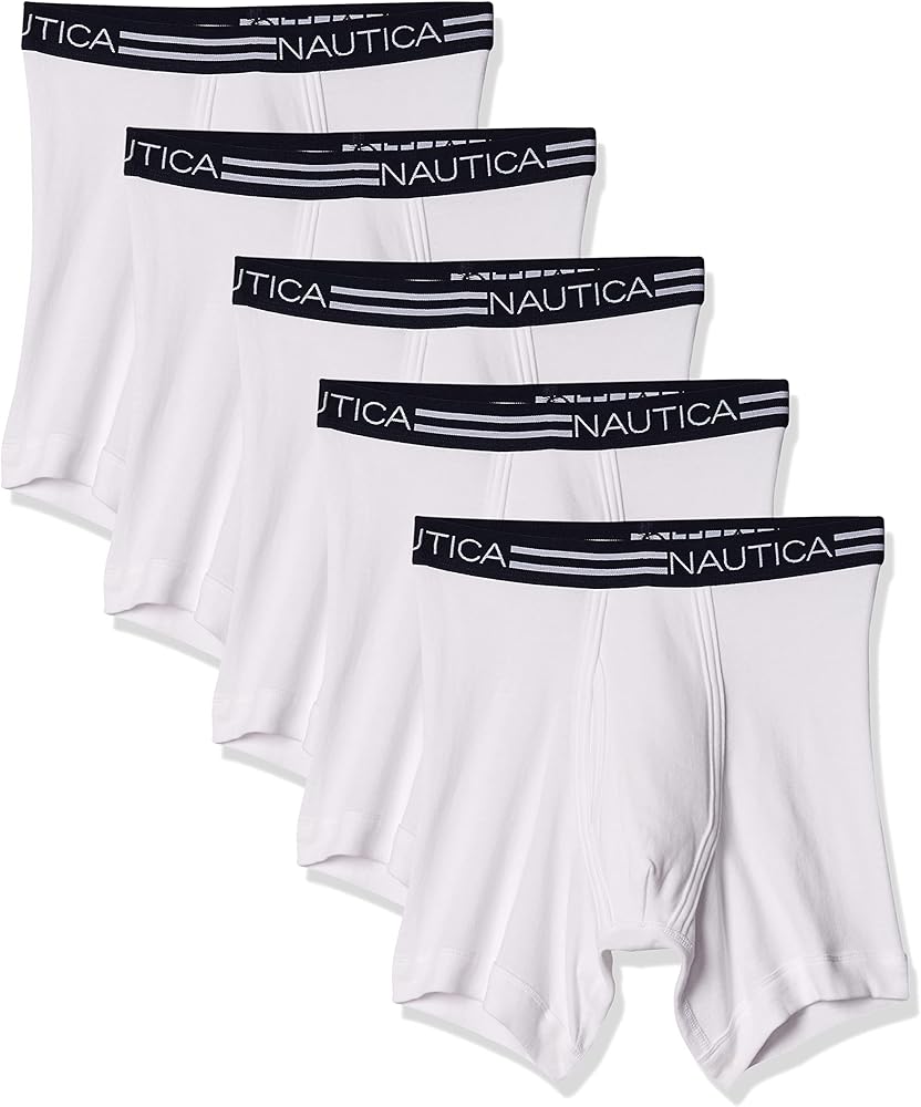 Nautica Men's Classic Cotton Boxer Brief Multipack