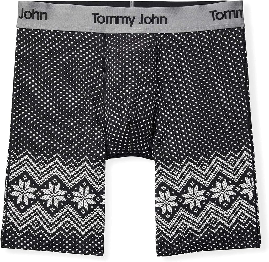 Tommy John Second Skin Boxer Briefs for Men 8", Modal Stretch Fabric, Men's Underwear with Quick Draw Fly and Contour Pouch