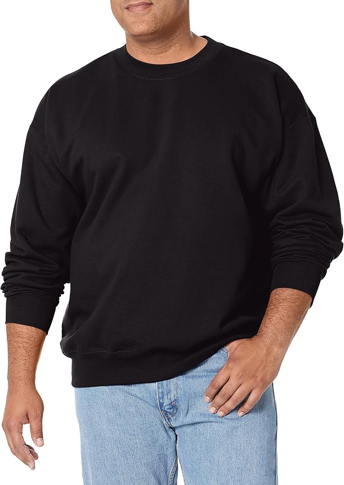 Hanes Men's Sweatshirt, Heavyweight Fleece Sweatshirt, Crewneck Pullover for Men