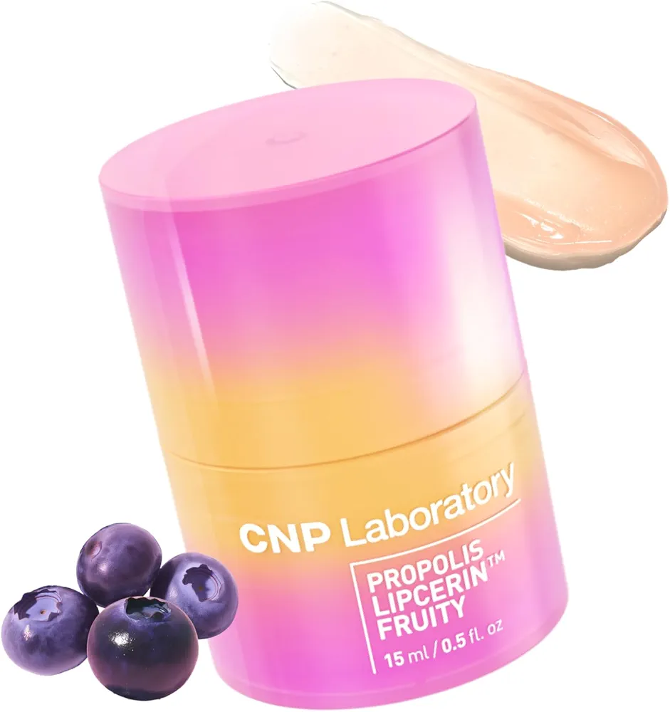 CNP Honey Lip Butter Stocking Stuffer - Propolis Lipcerin™ Berry, Hydrating Overnight Manuka Lip Balm & Mask, 12hrs Long-lasting Moisture, Gifts for Women, Korean Skin Care, 0.5 fl.oz.