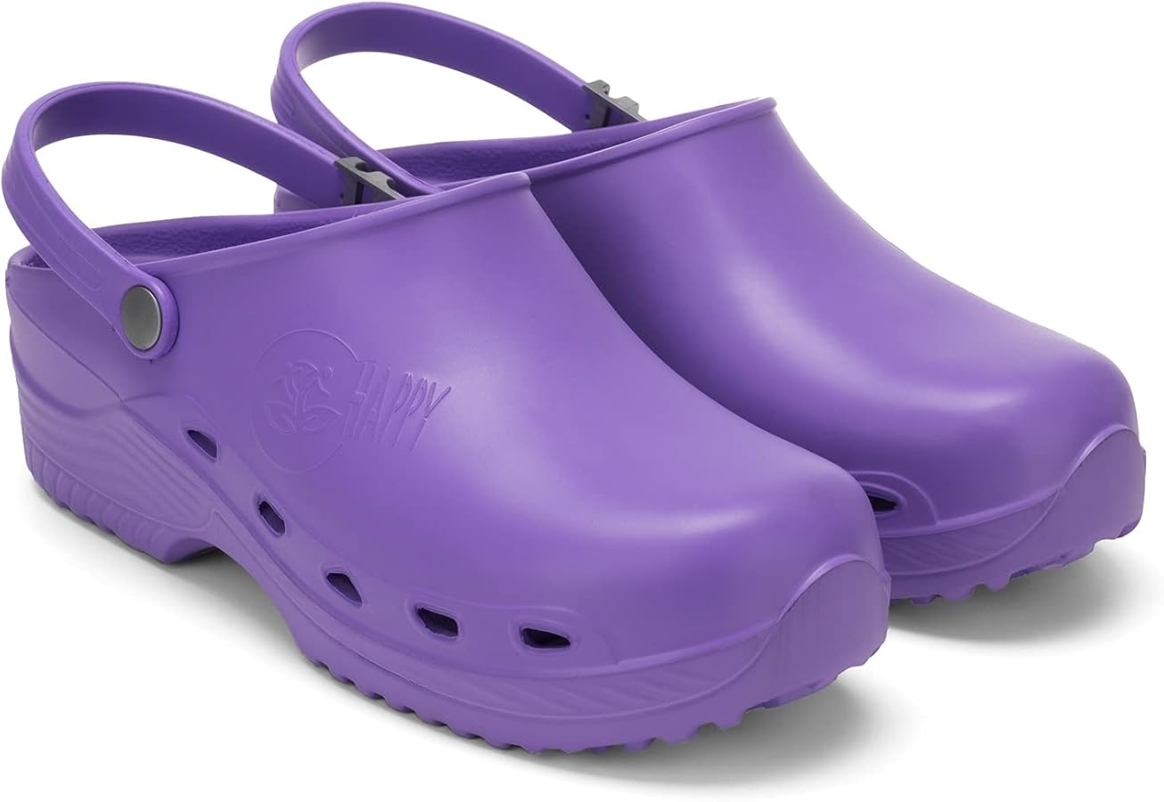 Happy - Unisex Adult Classic Light Clog - Made in Italy.