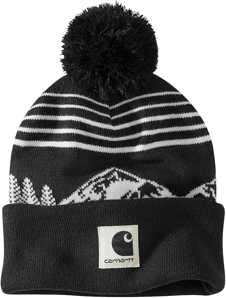 Carhartt Men's Knit Pom Mountain Beanie