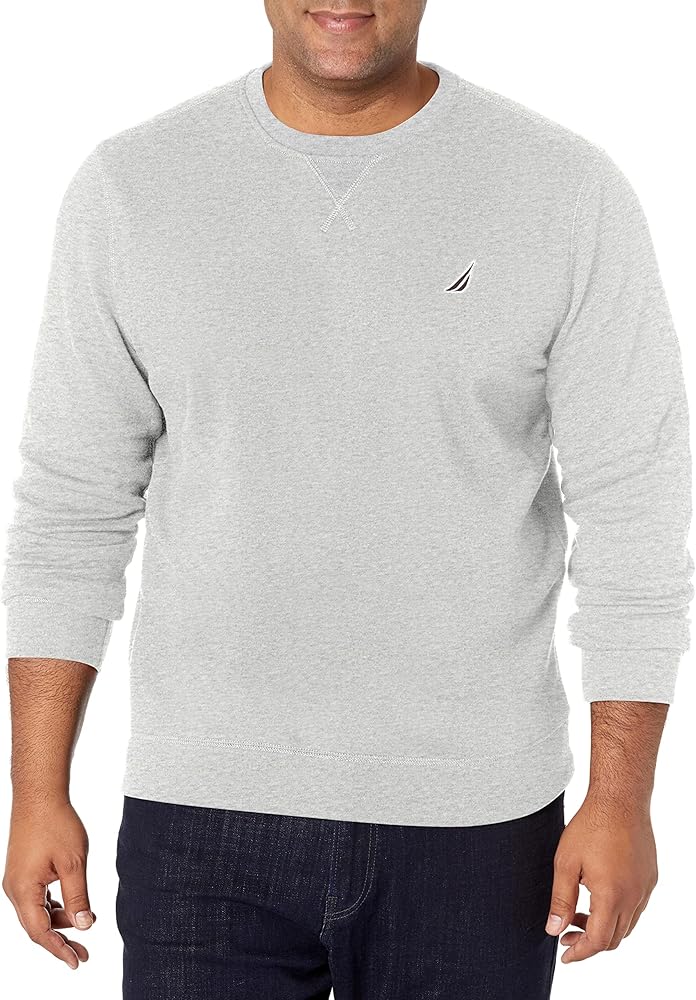 Nautica Men's Basic Crew Neck Fleece Sweatshirt