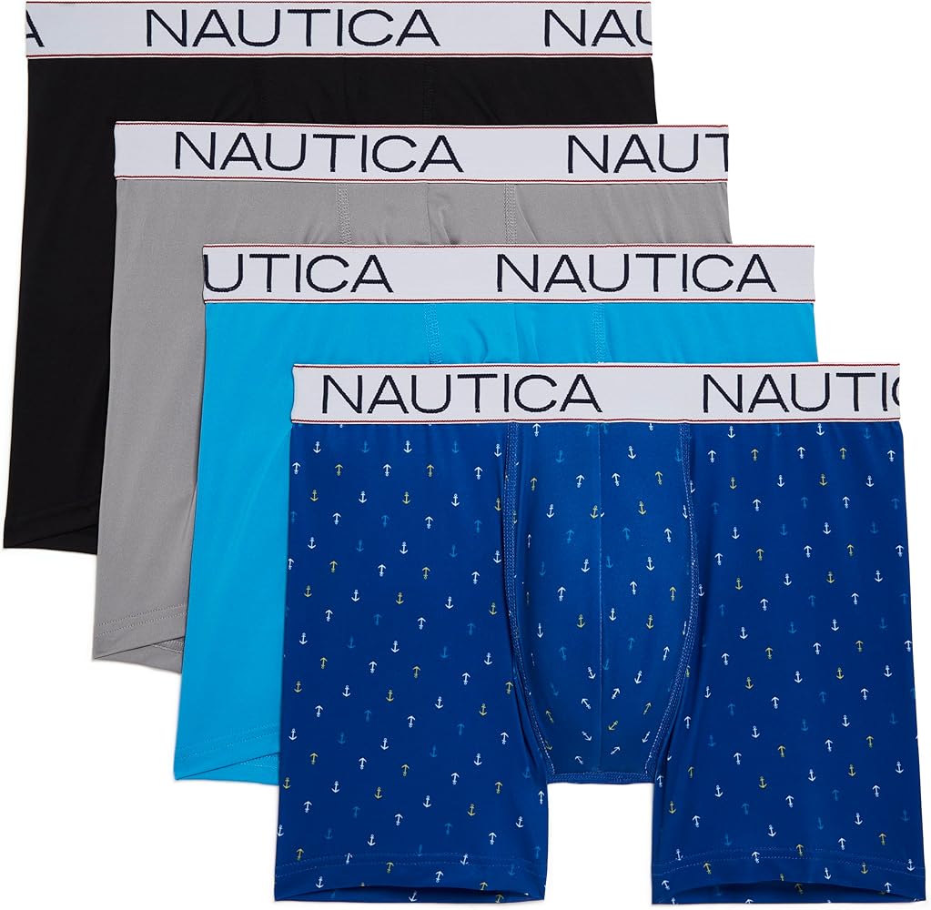 Nautica Men's 4 Pack Micro Boxer Brief