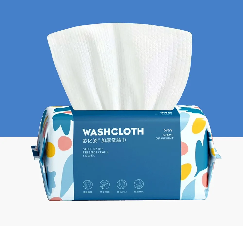 100 Count Disposable Face Towel,Thickening Ultra Soft Washcloths,Facial Cotton Tissue,Lint-free cotton dry wipes Multi-Purpose for Skin Care,Make-up Wipes,Face Wipes and Facial Cleansing