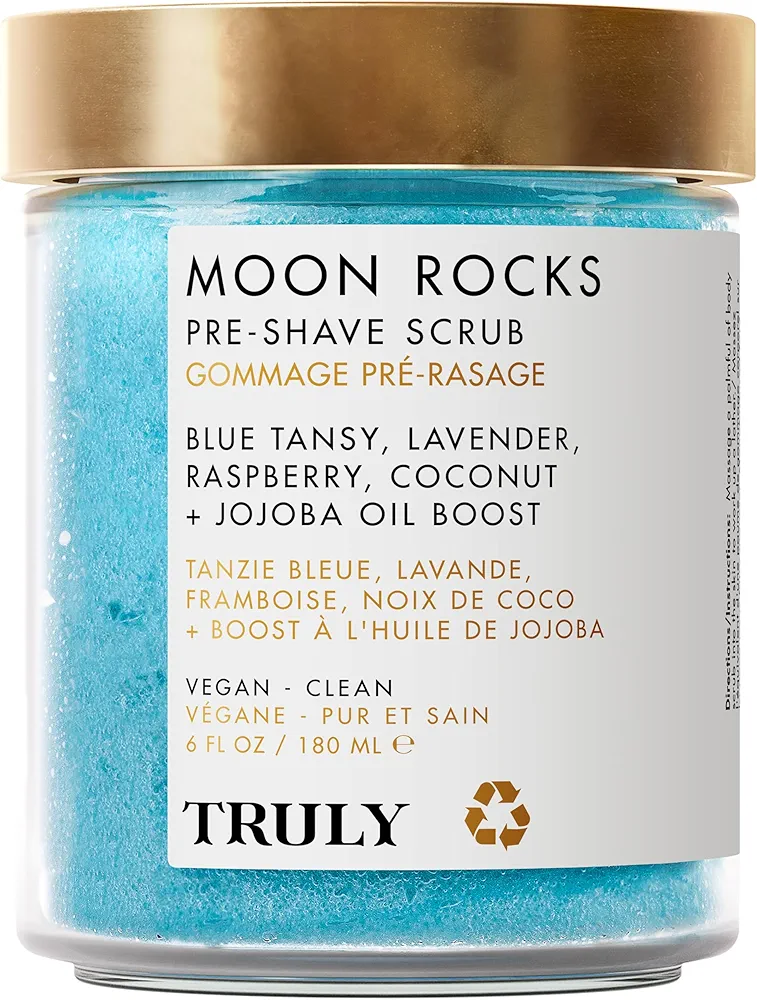 Truly Beauty KP Treatment Moon Rocks Sugar Scrub - Gentle and Fluffy Body Scrubs for Women Exfoliation, Natural Body Scrub - Body Exfoliating Scrub with Vitamin E and Essential Antioxidants.