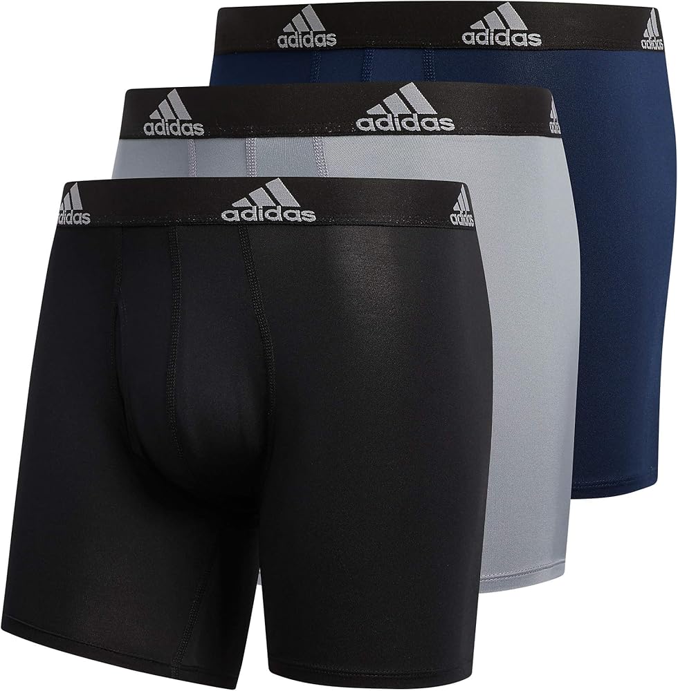 adidas Men's Performance Boxer Brief Underwear (3 Pack)