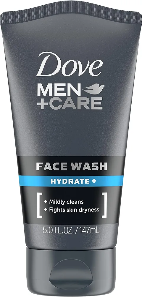 DOVE MEN + CARE Face Wash Hydrate Plus, 5 Fl Oz