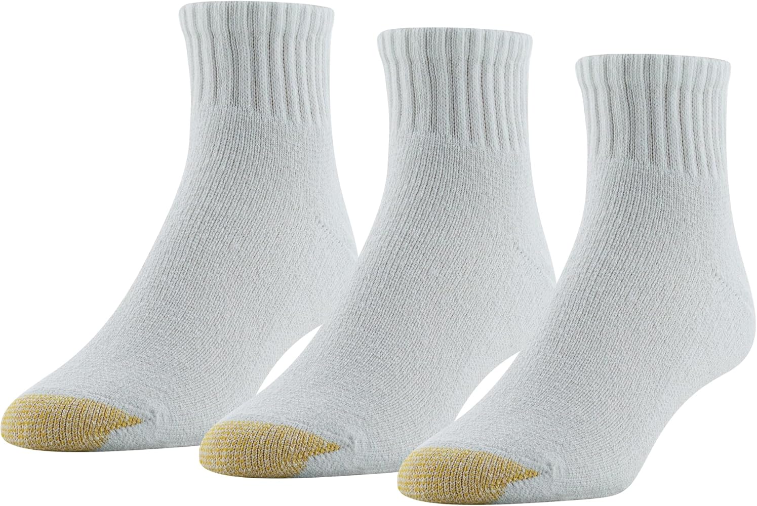 GOLDTOE Men's Ultra Tec Performance Ankle Socks, 3-pairs