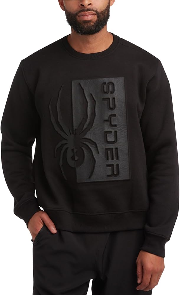 Spyder Men's Core Sweatshirt - Warm Pullover Sweater Fleece Crewneck Sweatshirt - Stylish Casual Sweaters for Men (S-XXL)