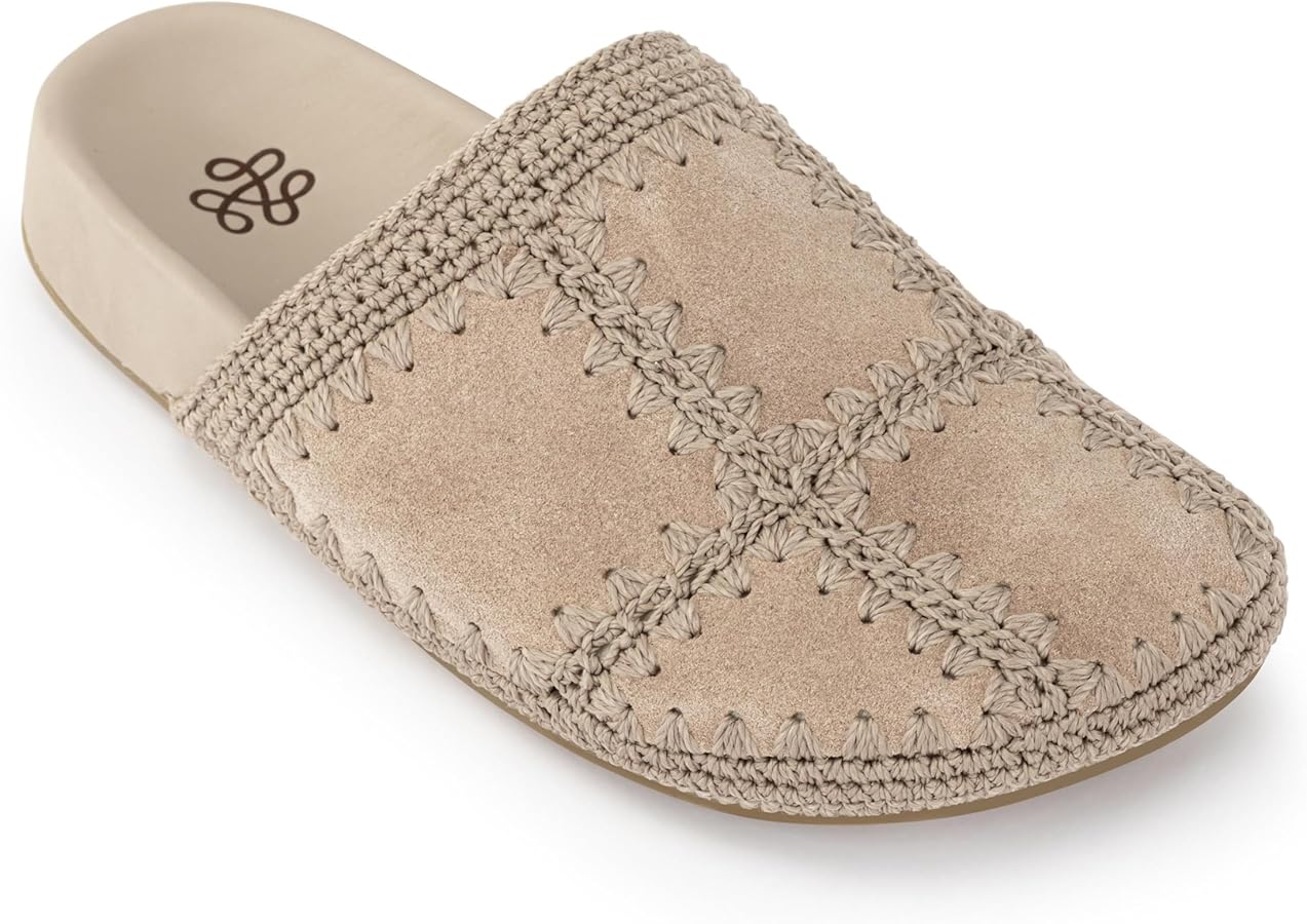 The Sak Bolinas Clog in Crochet and Leather, Slip On Entry