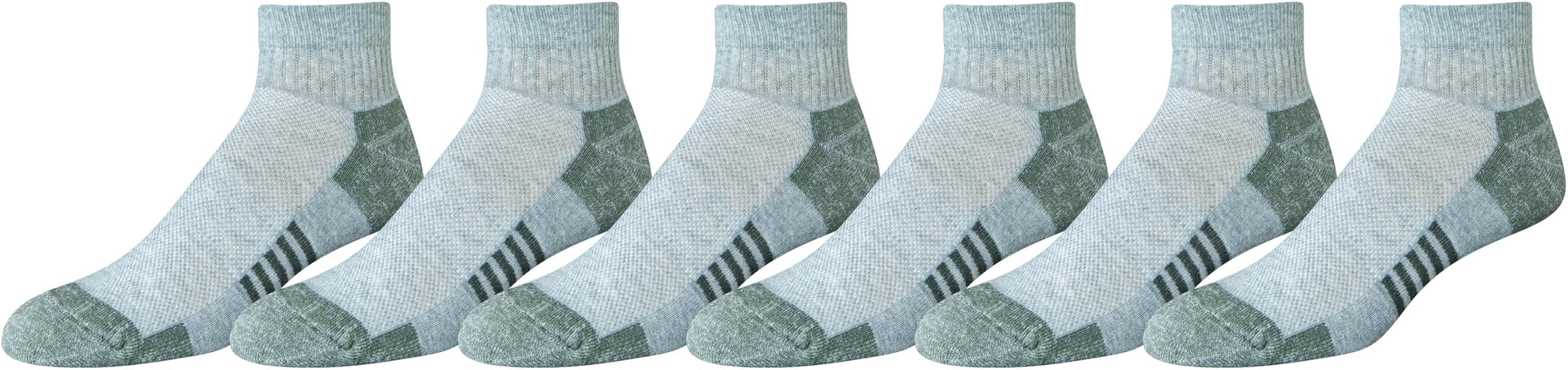 Amazon Essentials Cotton Ankle Socks - Breathable, Cushioned, Comfortable & Durable, 6 Pairs