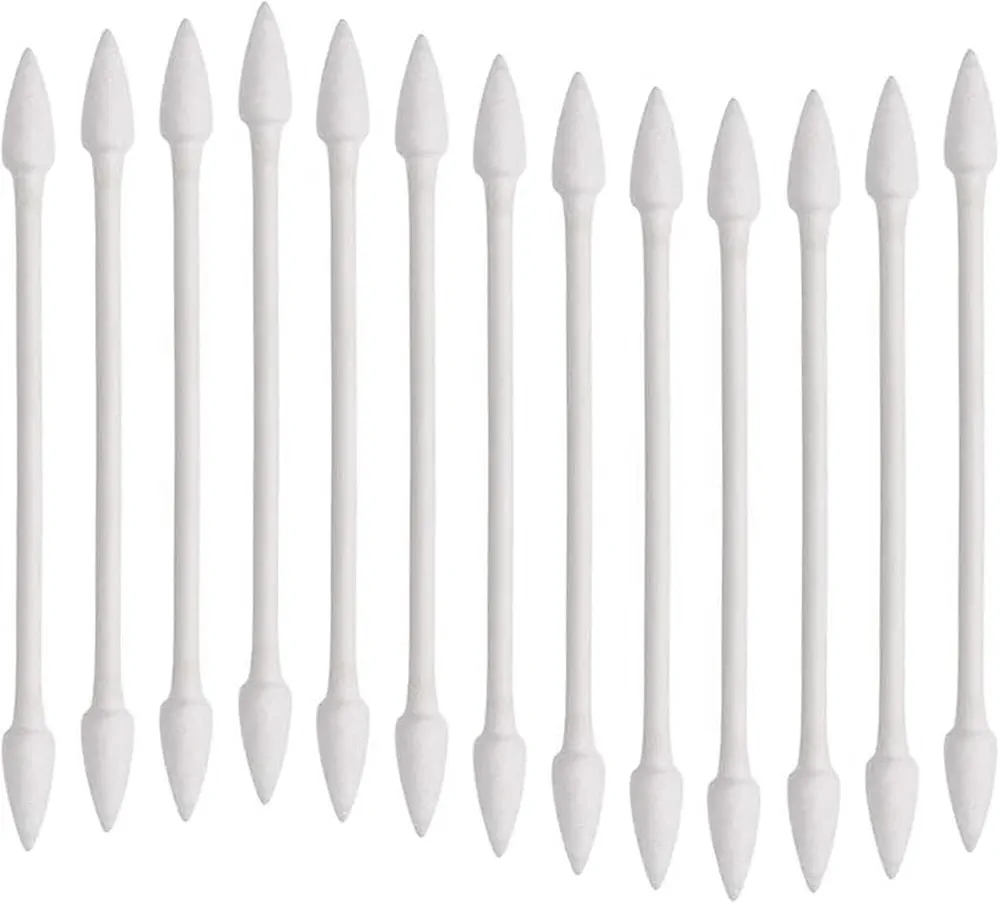 Pointed Tip Cotton Swabs, 800 Count Double Precision Tips with Paper Stick, Cotton Buds for Makeup, Personal Care, Crafts