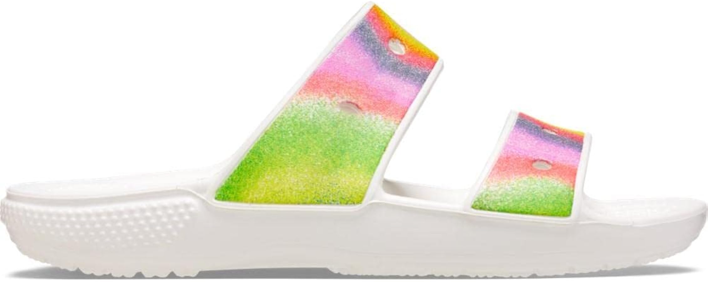 Crocs Unisex Classic Tie Dye Two-Strap Sandals Slide