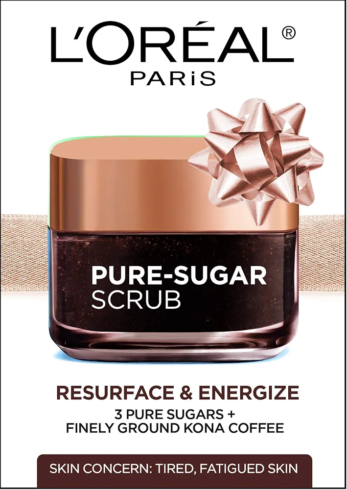 L'oreal Paris Skin Care Skincare Resurface and Energize Coffee Facial Scrub, 1.7 Ounce