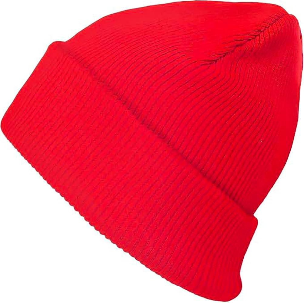 The Hat Depot - 100% Cotton Soft and Light Cuffed Skull Plain Daily Washed Beanie